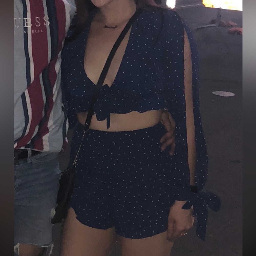 Two Piece Navy Set - Picture 4 of 4